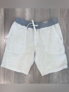 Vans Light Gray Knit Drawstring Men’s Athletic Shorts